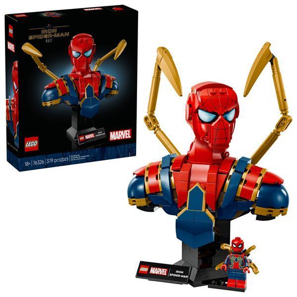 Конструктор LEGO Super Heroes Погруддя Залізної Людини-Павука 76326 фото