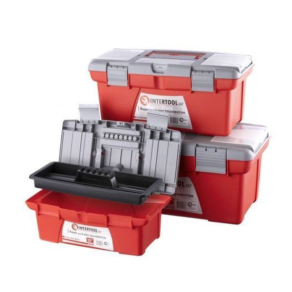 комплект ящиков для инструмента, 3 ед. INTERTOOL BX-0403 BX-0403 фото