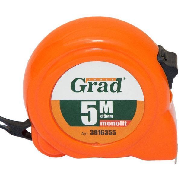 Рулетка Monolit 5м&times;19мм GRAD (3816355) SG-3816355 фото