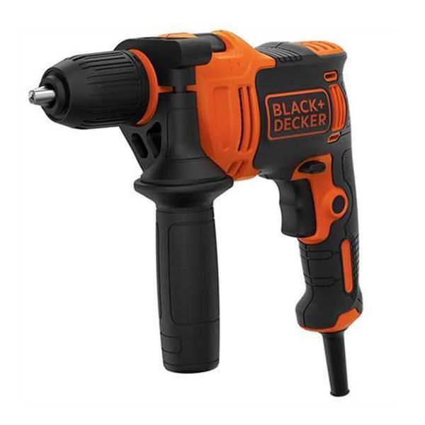 Дриль мережевий ударний BLACK+DECKER BEH550K BEH550K фото