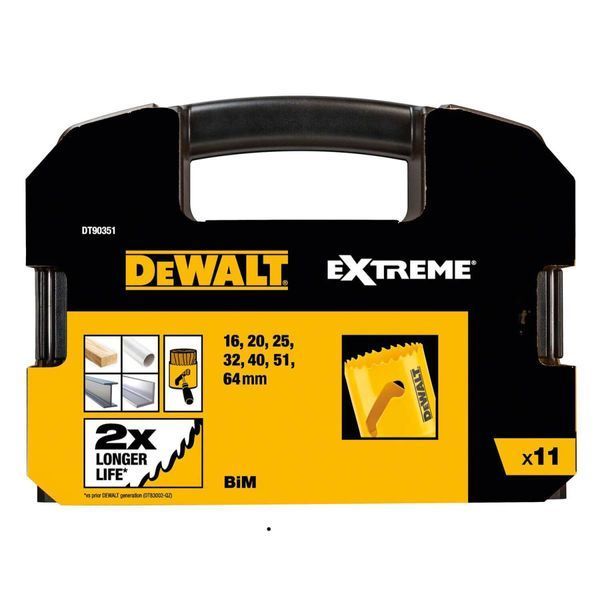 Набір коронок-ціфенборів DeWALT DT90351 DT90351 фото