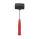 Киянка гумова 340г. чорна гума,металева ручка INTERTOOL HT-0229 HT-0229 фото 1