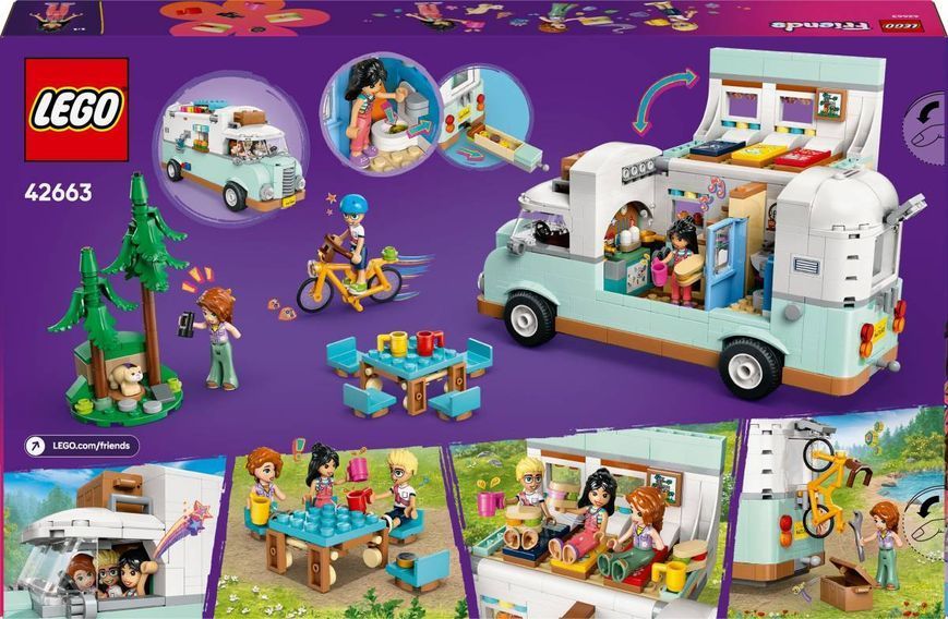 LEGO 42663 Friends Приключения на фургоне дружбы 42663 фото