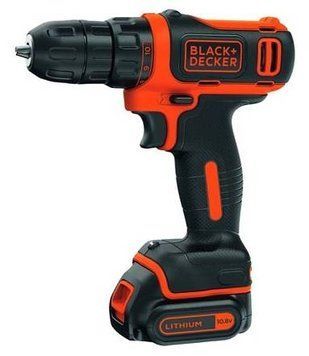 Шуруповерт BLACK&DECKER Дриль/гвинтоверт BDCDD12, 10.8V, 26Нм, Li-Ion BDCDD12 фото