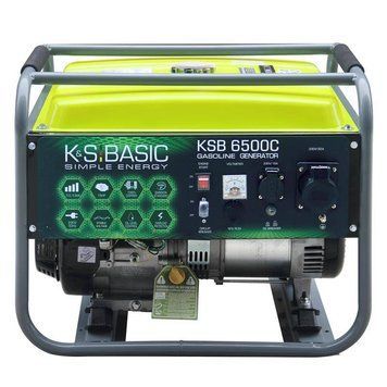 Бензиновый генератор Konner&Sohnen Basic KSB 6500C, 230В, 5.5кВт, ручной запуск, 66.6кг KSB6500C фото