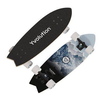 Скейтборд YVolution Dynamo Cruiser LED 76см, синій (YS52B2) YS52B2 фото