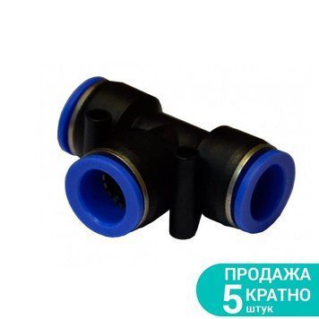 З'єднання цангові (T-образне) &Oslash;12&times;8мм SIGMA (7026351) SG-7026351 фото