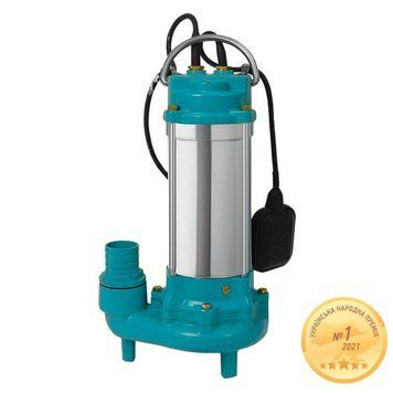 Насос каналізаційний 1.5кВт Hmax 19.5м Qmax 350л/хв з ножем (нерж) AQUATICA (773434) SG-773434 фото