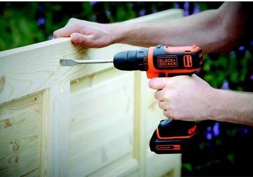 Шуруповерт BLACK&DECKER Дриль/гвинтоверт BDCDD12, 10.8V, 26Нм, Li-Ion BDCDD12 фото