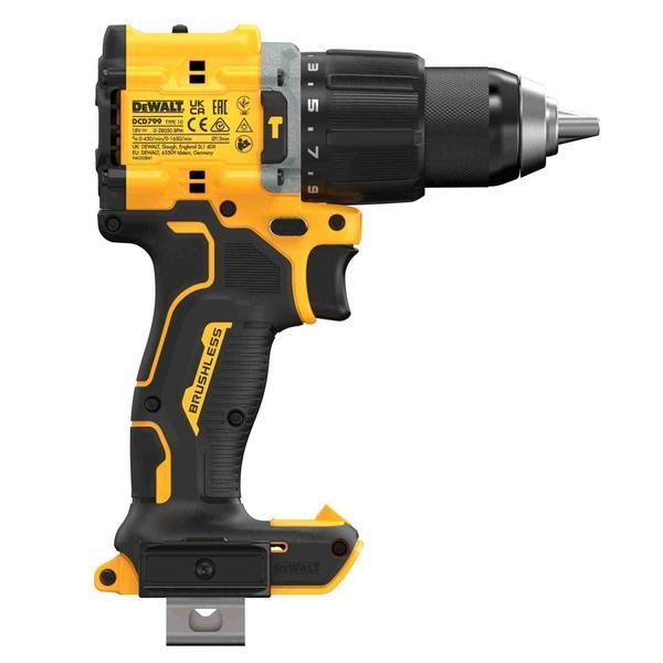 Дриль-шуруповерт акумуляторний безщітковий ударний DeWALT DCD799NT DCD799NT фото