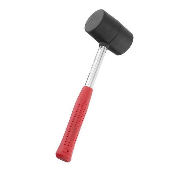 Киевлянка резиновая 450г, 65 мм, черная резина, металлическая ручка INTERTOOL HT-0231 HT-0231 фото