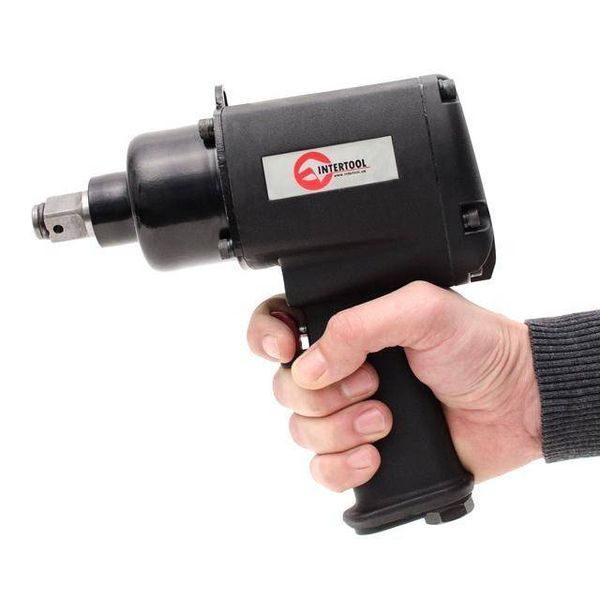 Гайковерт пневматический, 3/4", 1300 Нм., профессиональный, 5000 об/мин. INTERTOOL PT-1105 PT-1105 фото