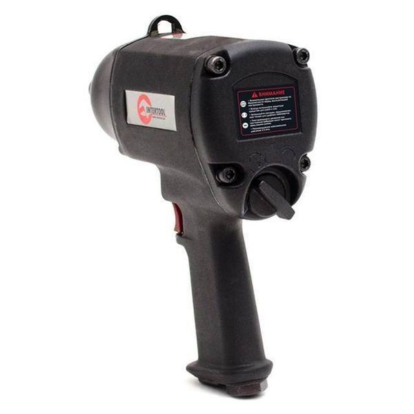Гайковерт пневматический, 3/4", 1300 Нм., профессиональный, 5000 об/мин. INTERTOOL PT-1105 PT-1105 фото