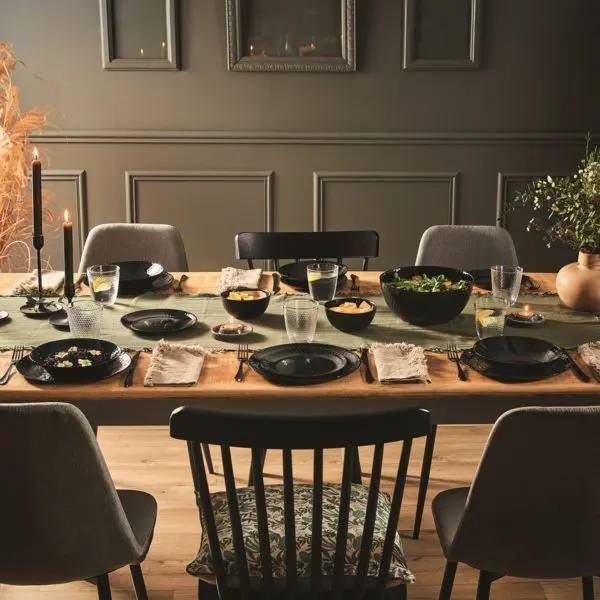 Тарілка десертна Luminarc Pampille Black 19 см (6711241) Q4620 фото