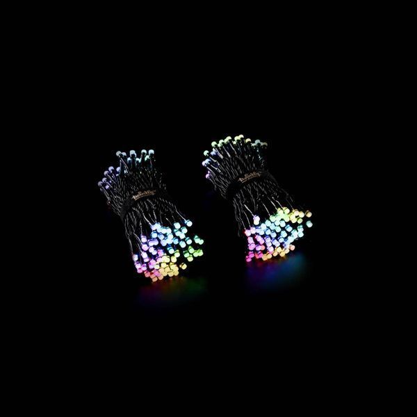 Smart LED Гірлянда Twinkly Strings RGBW 400, Gen II, IP44, довжина 32м, кабель чорний TWS400SPP-BEU фото
