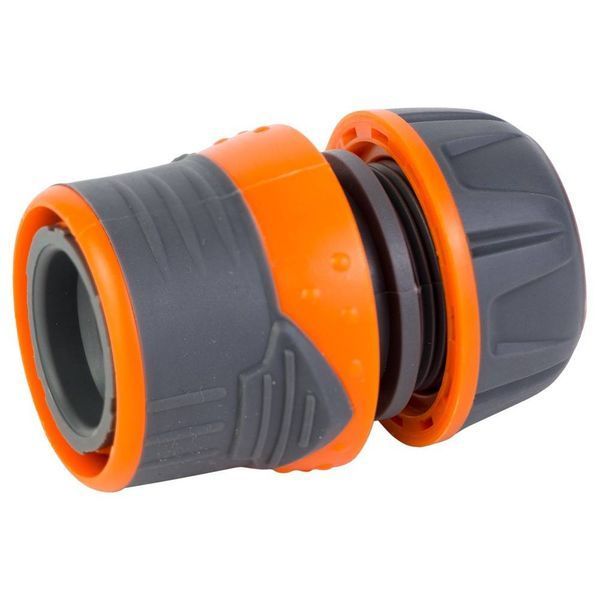 Конектор 1/2" швидкознімний для шланга 1/2" аквастоп з замком (ABS+TPR) FLORA (5015434) SG-5015434 фото