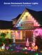 Гирлянда Smart LED Govee H705A Permanent Outdoor Lights RGB, IP67, 30м, прозрачный кабель (H705A3D1) H705A3D1 фото 2
