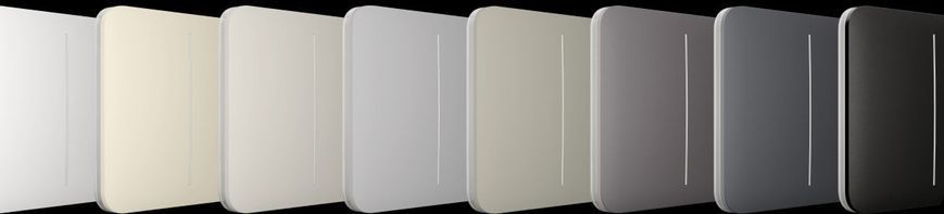 Кнопка бокова для двоклавішного вимикача Ajax SideButton 2-gang for LightSwitch Jeweler, grey (000029828) 29828 фото