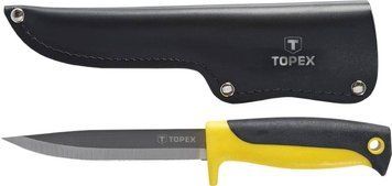 Topex 98Z103 Нож универсальный, с кожаным чехлом 98Z103 фото