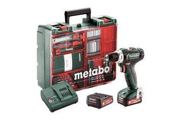 Шуруповерт-дрель Metabo PowerMaxx SB 12 Set, 2x2Ah, з/п, кофр, набор (601036870) 601036870 фото