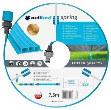 Шланг садовий Cellfast SPRING, зрошувальний перфорований, 7.5м (19-021) 19-021 фото