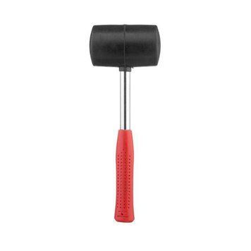 Киянка гумова 680г.80 мм,чорна гума,металева ручка INTERTOOL HT-0232 HT-0232 фото