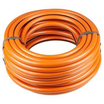 Шланг для поливу Янтар 3 шари армований 1/2" 20м FLORA (5066634) SG-5066634 фото