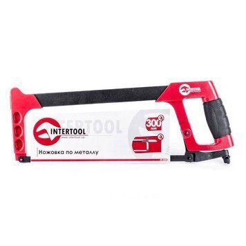 Ножівка по металу 300 мм, алюмінієва рукоятка INTERTOOL HT-3304 HT-3304 фото