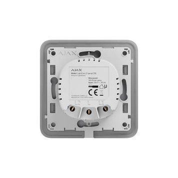 Реле двоклавішний вимикач Ajax LightCore 2-gang for LightSwitch Jeweler, бездротовий 000029718 фото