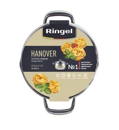 Каструля RINGEL Hanover 16 см (1.8л) з кришкою (RG-2005/1-16) RG-2005/1-16 фото