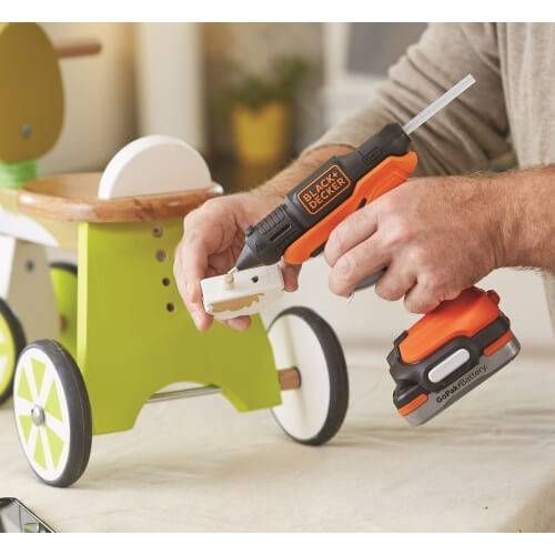Пистолет клеевой аккумуляторный BLACK+DECKER BDCGG12N BDCGG12N фото