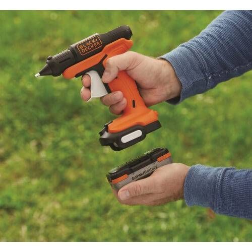 Пистолет клеевой аккумуляторный BLACK+DECKER BDCGG12N BDCGG12N фото
