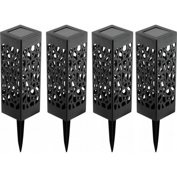 Сонячний садовий світильник NEO, 600мАг 3.7 Ni-MH, 0,3Вт, 10 люмен, LED SMD, IP44, 4 шт. 99-058 фото
