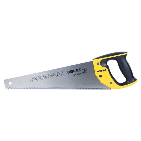 Ножівка по дереву 400мм 3TPI Grizzly SIGMA (4400811) SG-4400811 фото