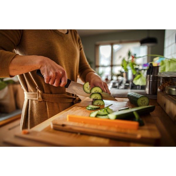 Ніж для шеф-кухаря великий Fiskars FF 20 см (1057534) 1057534 фото