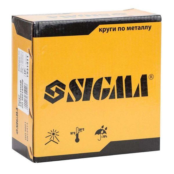 Круг зачистный по металлу &Oslash;150&times;6.0&times;22.2мм, 10200об/мин SIGMA (1931411) SG-1931411 фото
