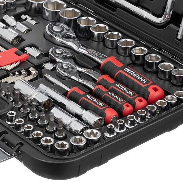 Набор инструментов 1/2" & 3/8" & 1/4", 126ед., Cr-V STORM INTERTOOL ET-8126 ET-8126 фото