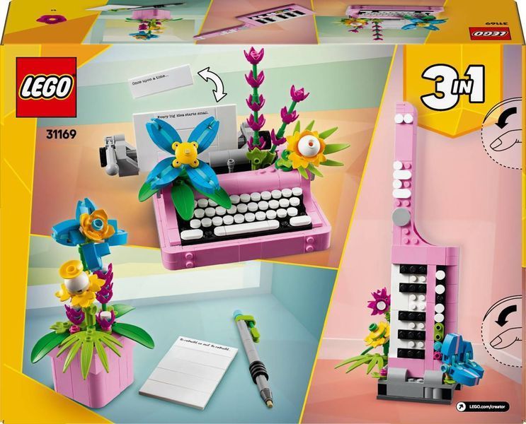 LEGO 31169 Creator Друкарська машинка з квітами 31169 фото
