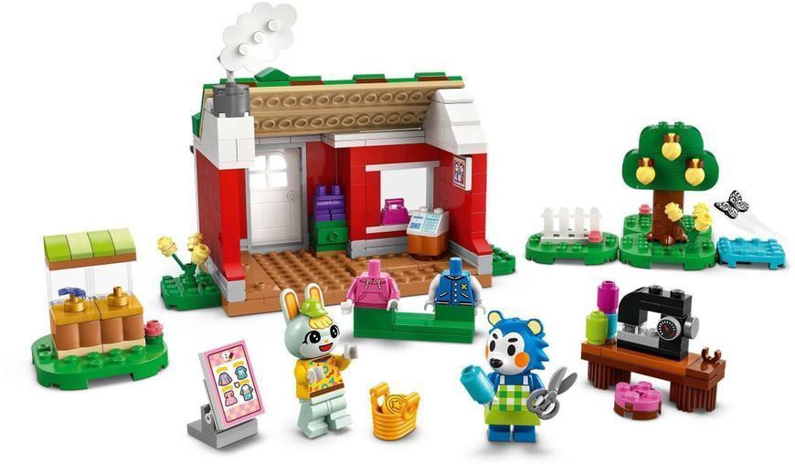 Конструктор LEGO Animal Crossing Магазин одежды, принадлежащий Able Sisters 77055 фото