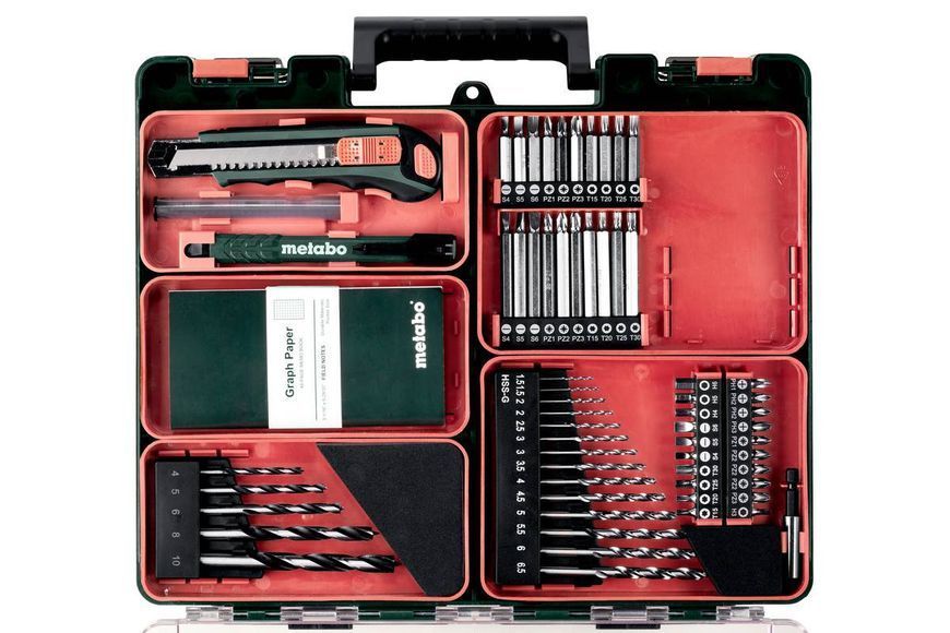 Шуруповерт-дриль Metabo PowerMaxx SB 12 Set, 2x2Ah, з/п, кофр, набір (601036870) 601036870 фото