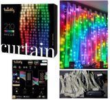 Smart LED Гирлянда Twinkly Curtain RGBW 210, Gen II, IP44, 1.45м*2.1м, прозрачный кабель TWW210SPP-TEU фото