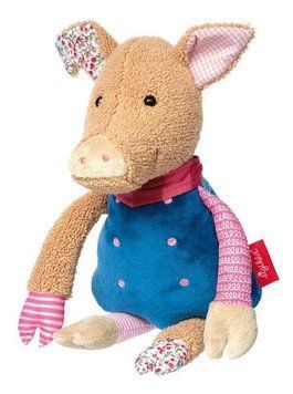 М'яка іграшка sigikid Patchwork Sweety Свинка 31 см (38708SK) 38708SK фото