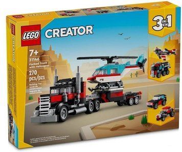 LEGO Creator Бортовой грузовик с вертолетом 31146 31146 фото