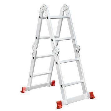 Лестница из алюминия, многофункциональная, трансформер, 4х2, 2,38м INTERTOOL LT-0028 LT-0028 фото
