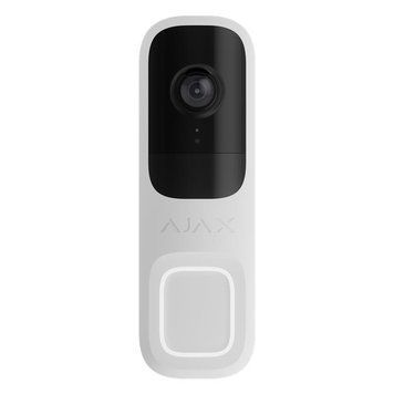 Відеодзвінок дверний Ajax Doorbell White (66390.125.WH1) 000053539 фото