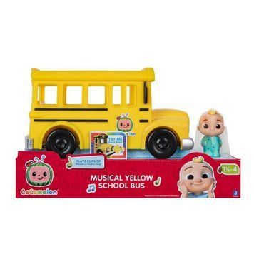 Игровой набор CoComelon Feature Vehicle Желтый школьный Автобус со звуком CMW0015 фото