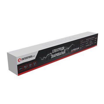 Електроди зварювальні 6013, &Oslash; 2,5мм, уп. 2,5кг, STORM INTERTOOL EW-2525 EW-2525 фото