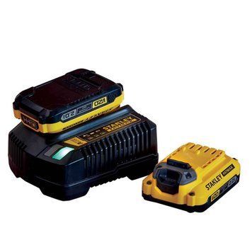 Зарядное устройство и 2 аккумулятора 18В STANLEY FATMAX SFMCB12D2 SFMCB12D2 фото