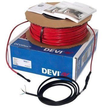 Тепла підлога DEVI Flex двожильний нагрівальний кабель 18T, 2775 Вт, 230V, 155м (140F1252) 140F1252 фото