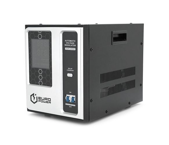Стабілізатор напруги релейний Europower EQVR-3000VA LCD, 2400W, AC 100V-260V, 50Hz/60Hz, aluninum, &le;50dB, 4100x270x330mm, 8kg, Q1 46106 фото